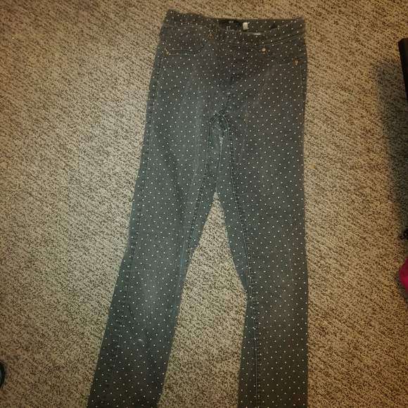 Polka dot grey HM pants - Picture 1 of 3